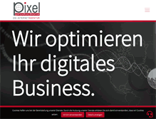 Tablet Screenshot of pixelproductions.de
